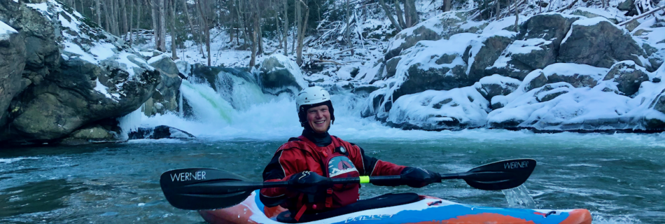 Dennis Ashford kayaking Watauga River