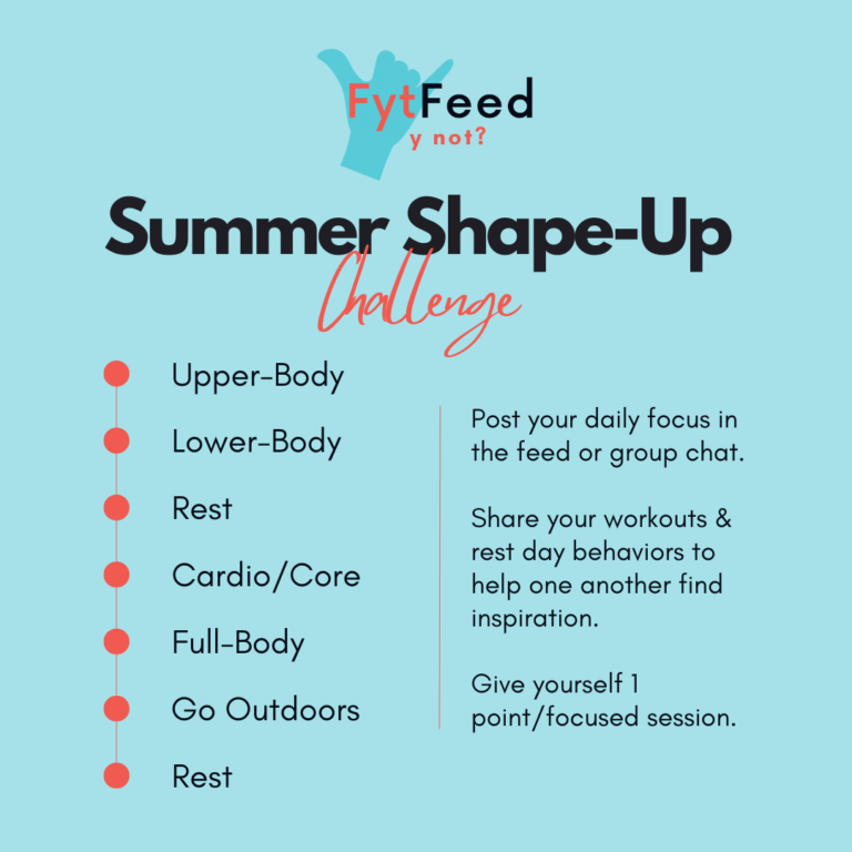 Summer Shape-Up Challenge with FytFeed